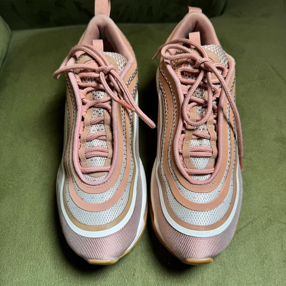 Nike Pink Air Max 97 Layered Wave Sneakers